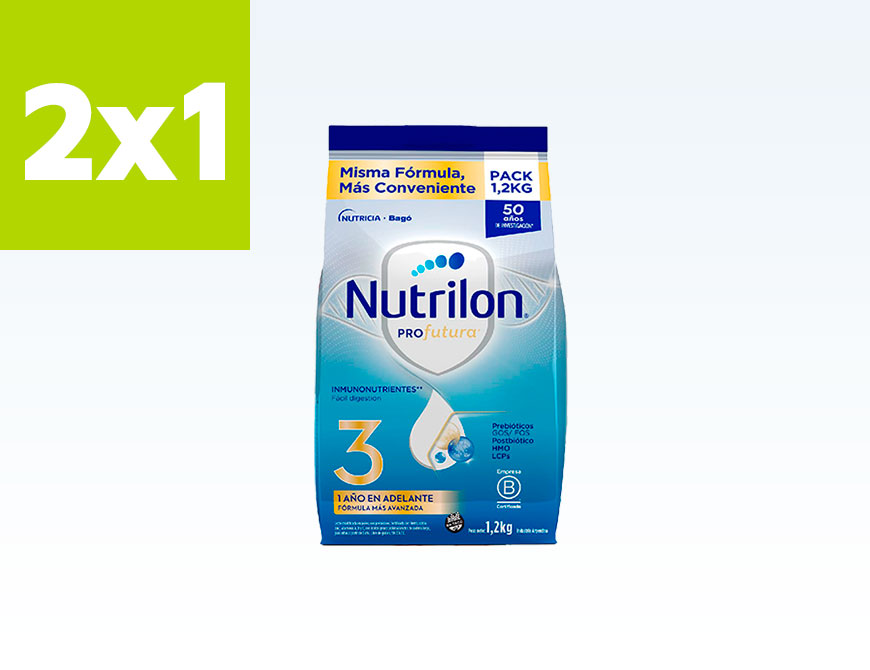 Nutrilon 3 y 4 x 1,2 kg